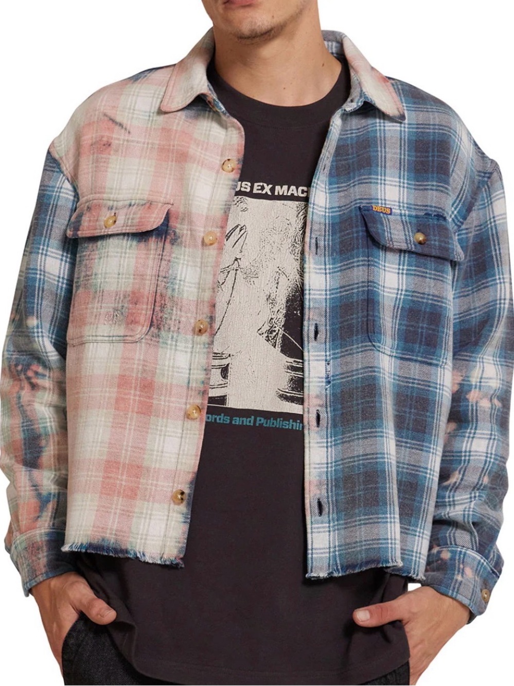 Deus Ex Machina Double Fantasy Plaid Flannel Shirt